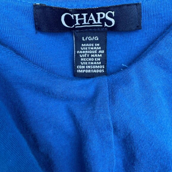 Royal blue 90s style ruffled tank - Picture 4 of 4